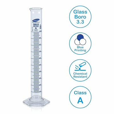 استوانه مدرج کلاس A با گواهی کالیبراسیون امسونز آلمان